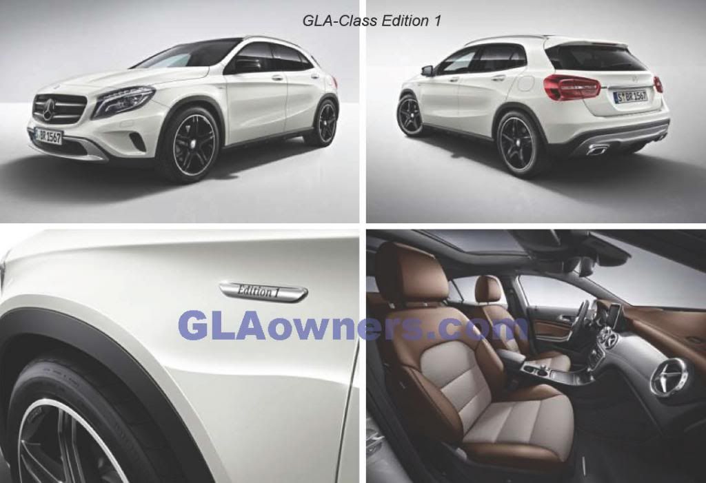 Leak: Mercedes GLA250 order guide and GLA250 4Matic order guide