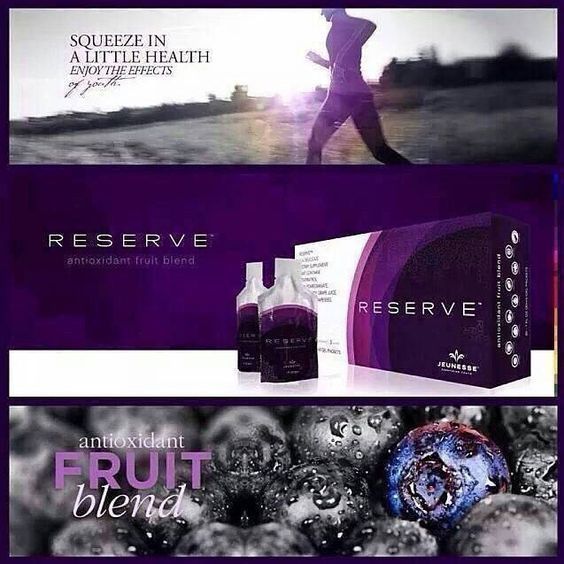 Jeunesse Reserve Antioxident Fruit Blend with Resveratrol 1 box (30