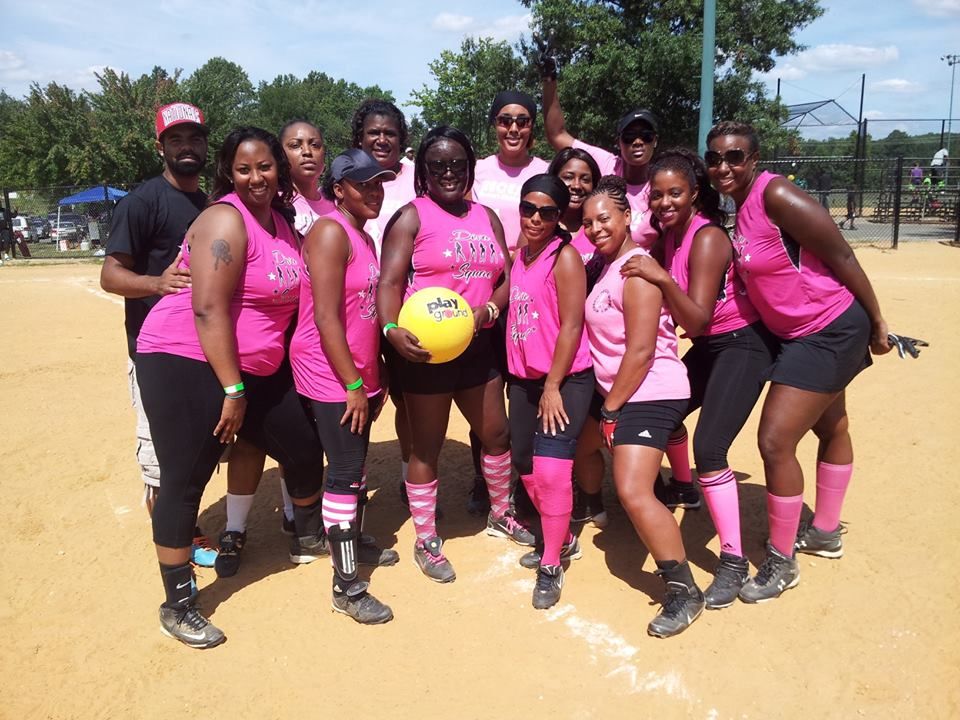 Women's double header kickball Recess Coed Sports League