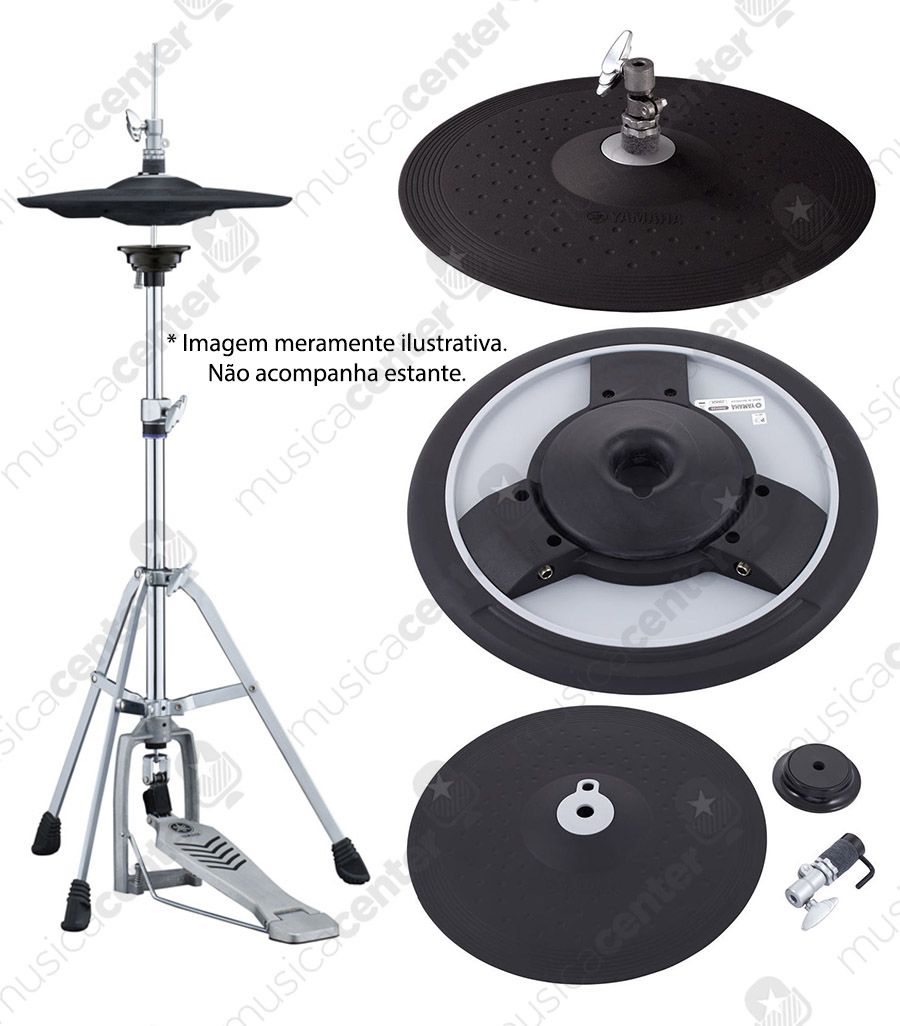 Pad Prato Yamaha Rhh135 Chimbal Hi Hat P/ Bateria Eletronica R 1.298