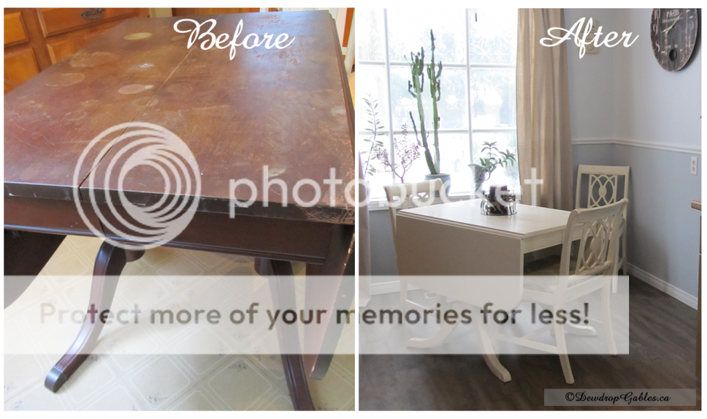Furniture-before-and-after-dining-table